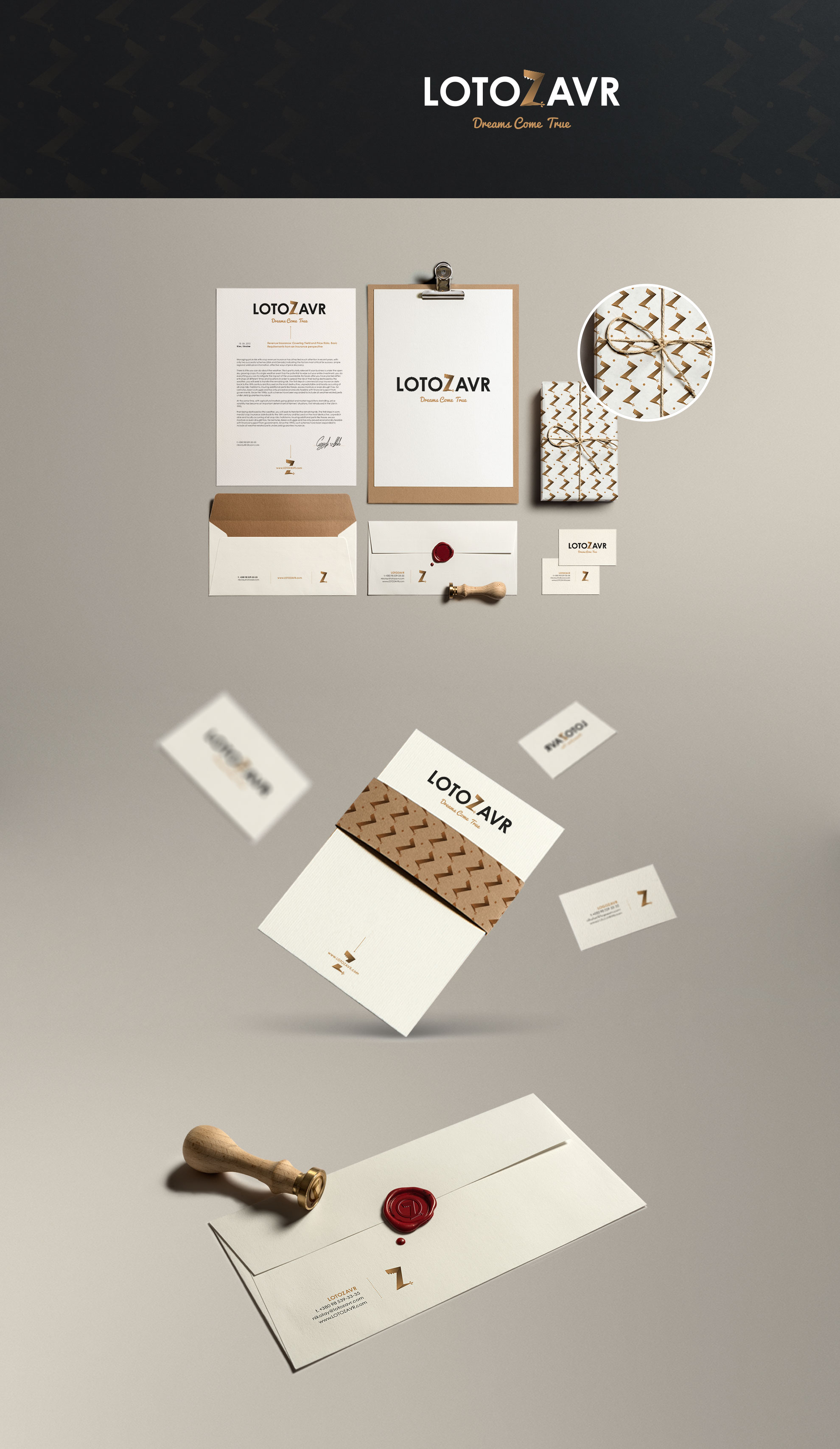 Name and corporate identity for the Lotozavr service